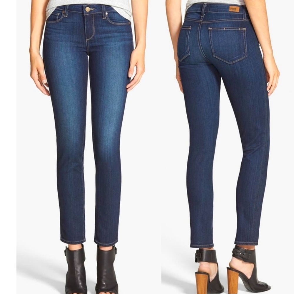 PAIGE Women's Skinny Jeans - Dark Blue